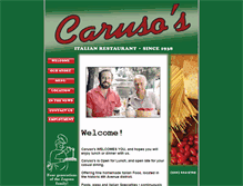 Tablet Screenshot of carusositalian.com